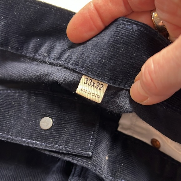 Todd Snyder Navy Italian Corduroy Pants size 33 - Picture 8 of 13